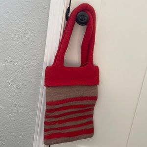 Handmade 100% Wool handbag